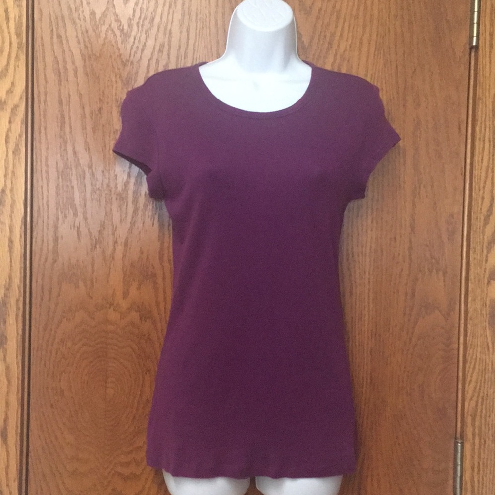 Purple Eggplant color Long T-shirt